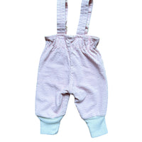 Salopette velours côtelé rose made in France - 3 mois