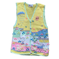 Gilet pastel péruvien - 12/14 ans