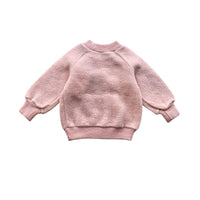 Sweat polaire chien rose - 9/12 mois