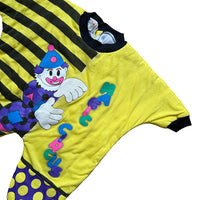 Combinaison rembourrée clown jaune - 18 mois