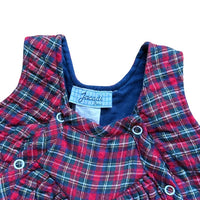 Combinaison molleton tartan - 6 mois