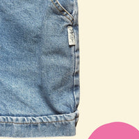 Salopette jean patch - 8 ans