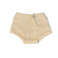 Culotte tricot jaune - 3/6 mois