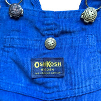 Salopette velours bleue - 3 ans