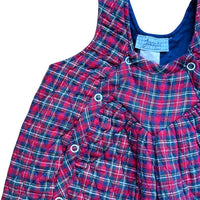 Combinaison molleton tartan - 6 mois