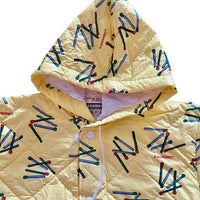 Coupe vent allumettes jaune - 11/12 ans