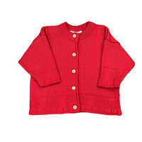 Gilet tricot rouge - 18 mois