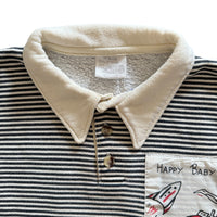 Polo épais rayé - 2/3 ans