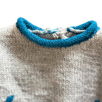 Brassière grise et bleue - 6 mois