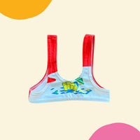 Maillot 2 pièces pêche poissons rouge - 24 mois