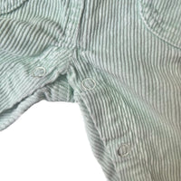 Salopette velours côtelé vert d'eau - 3 mois