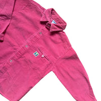 Chemise velours côtelé rose made in France - 4 ans