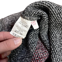 Pull gris chiné damiers - 6 ans