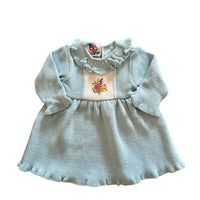 Robe tricot bleue - 3 mois