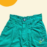 Short coton vert - 3 ans