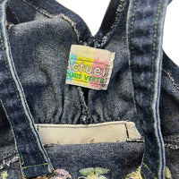 Salopette souris verte - 6 mois