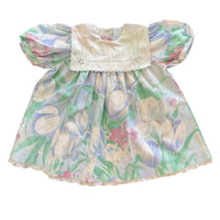 Robe plastron fleurie - 6 mois