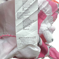 Combinaison rayée rose - 1 mois