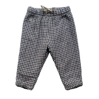 Pantalon carreaux fourré - 12 mois