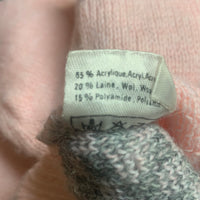 Gilet jacquard carreaux rose - 6 mois