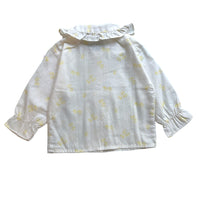 Chemisier imprimé jaune - 6 mois