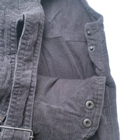 Salopette velours gris - 24 mois