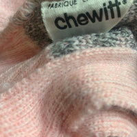 Gilet jacquard carreaux rose - 6 mois