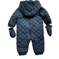 Combi pilote matelassée marine - 6 mois
