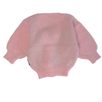 Gilet jacquard carreaux rose - 6 mois