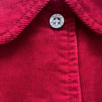 Chemise velours bordeaux - 8 ans