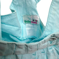 Combinaison coton turquoise - 6 mois