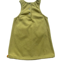 Robe polaire côtelée anis - 3 ans