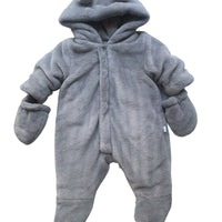 Combi pilote polaire grise - 0 mois