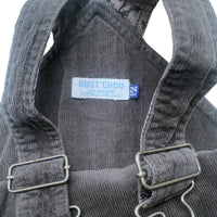 Salopette velours gris - 24 mois