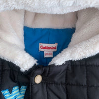 Combi pilote matelassée noire - 6 mois