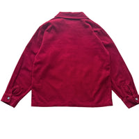 Chemise velours bordeaux - 8 ans