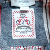 Chemise rayée rouge - 24 mois