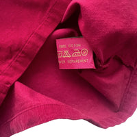 Chemise velours bordeaux - 8 ans