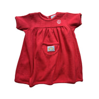 Robe rouge - 6/9 mois