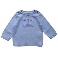 Pull bleu ciel - 9 mois