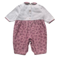 Combinaison 2 en 1 fleurie - 6 mois