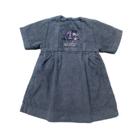 Robe velours grise - 6 mois