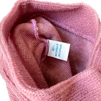 Pull bouclette vieux rose - 6 mois