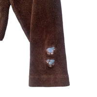 Legging velours marron - 12 mois