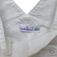 Ensemble salopette + t-shirt blanc - 12 mois