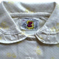 Chemisier imprimé jaune - 6 mois