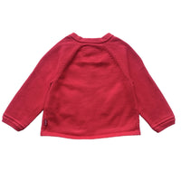 Gilet rouge brodé - 6 mois