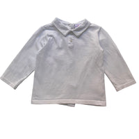 Ensemble salopette + t-shirt blanc - 12 mois