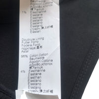 Robe bi-matière carreaux noire - 6 ans