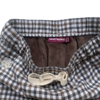 Pantalon carreaux fourré - 12 mois